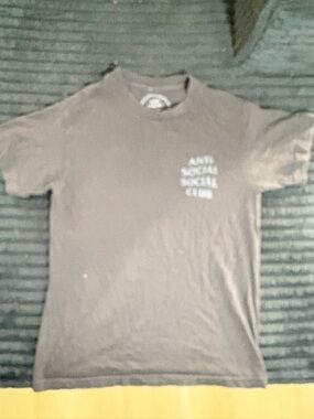 Anti Social Social Club Short Sleeve Tee in Gray